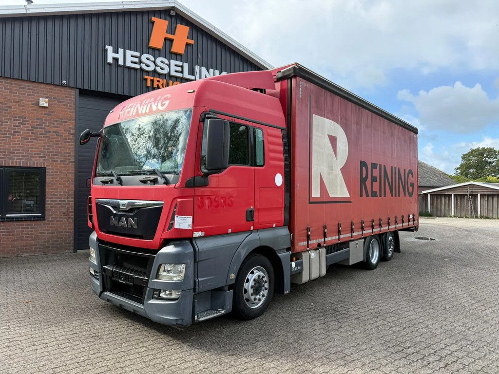 MAN TGX 26.400 Engine Smoking!! 6X2 7.3M JUMBO Schuifzeil AHK EURO 6