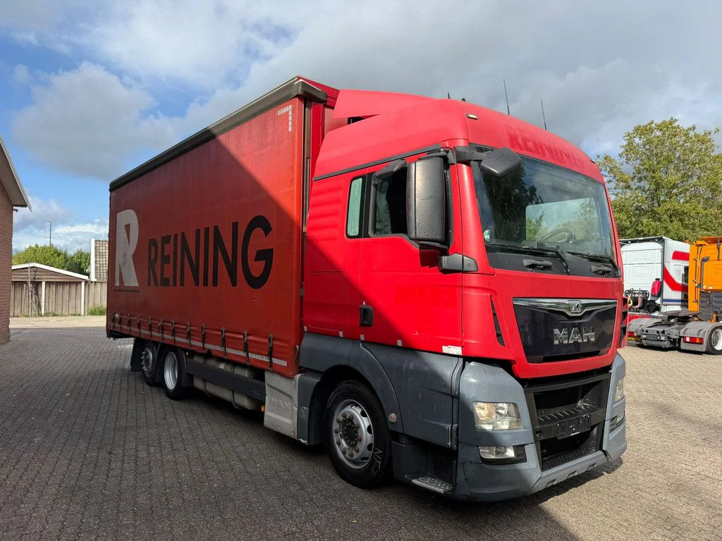 MAN TGX 26.400 Engine Smoking!! 6X2 7.3M JUMBO Schuifzeil AHK EURO 6