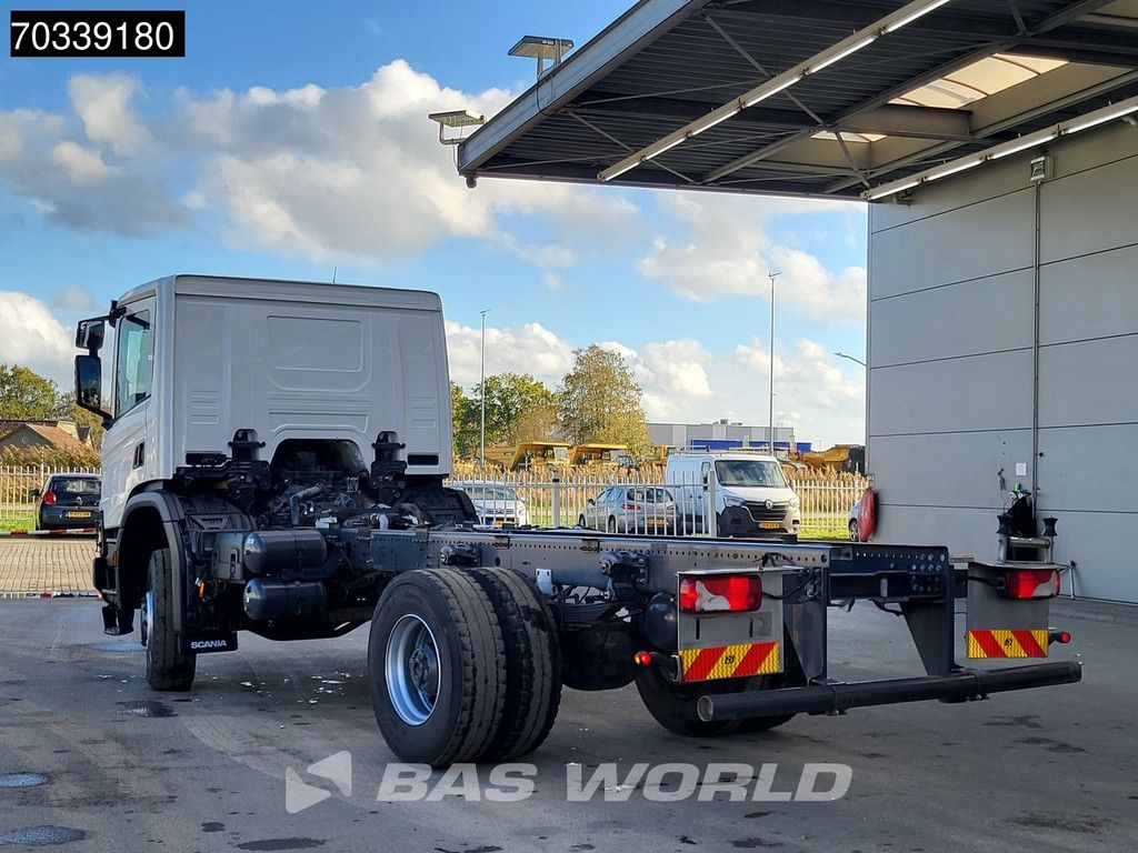 Scania P410 4X4 4x4 chassis 3950mm Wheelbase PTO Full Steel suspension Big-Axle Euro 6