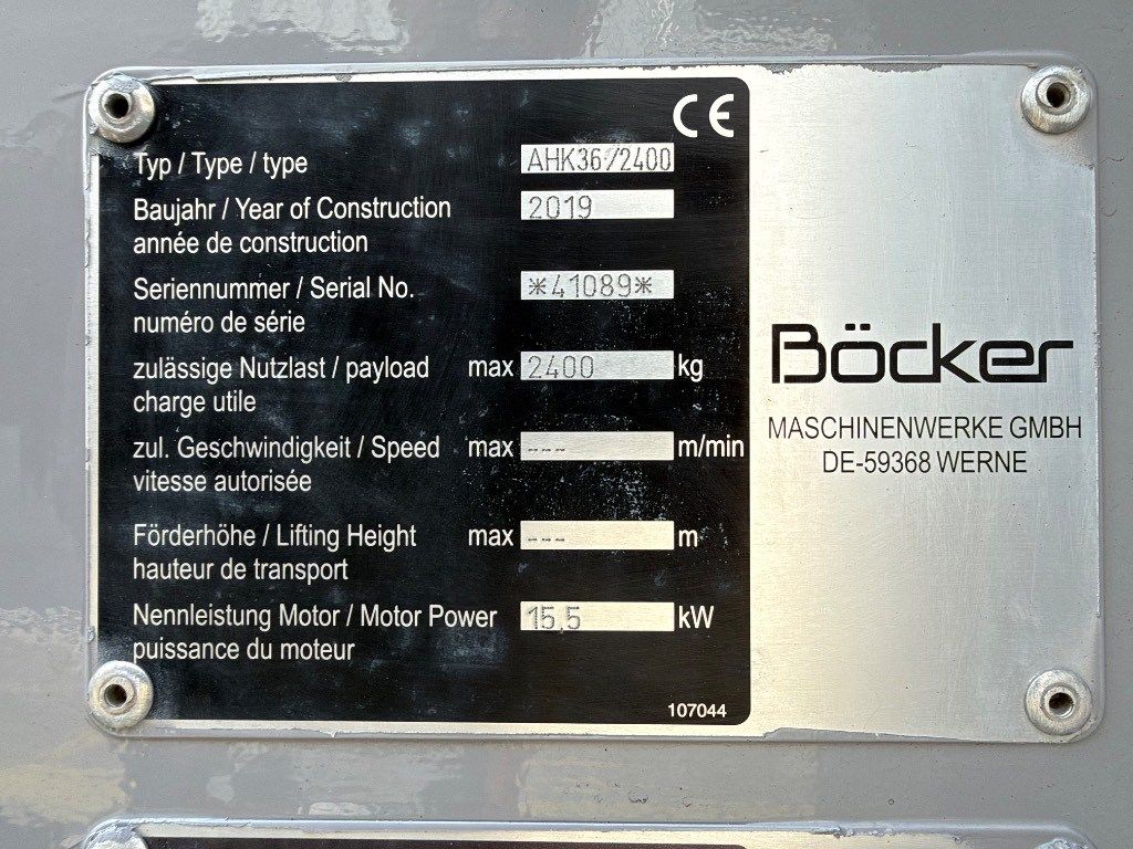 Bocker AHK 36/2400