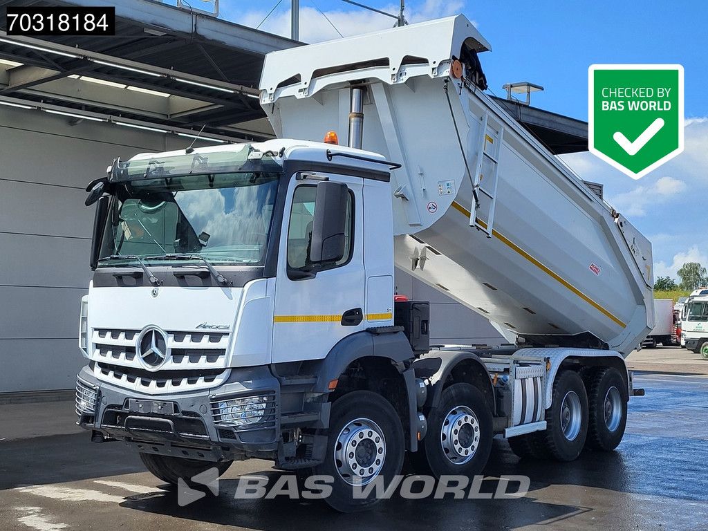Mercedes Arocs 3243 8X4 16m3 tipper Full Steel suspension Big-Axle Automatic Euro 6
