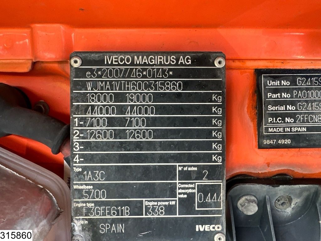 Iveco Stralis 460 EURO 6, Retarder, Rolfo, Combi
