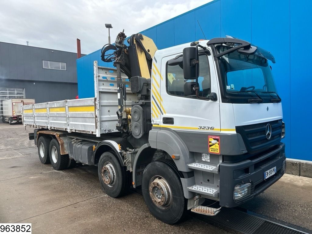 Mercedes Axor 3236 8x4, Palfinger, Remote, Bladvering