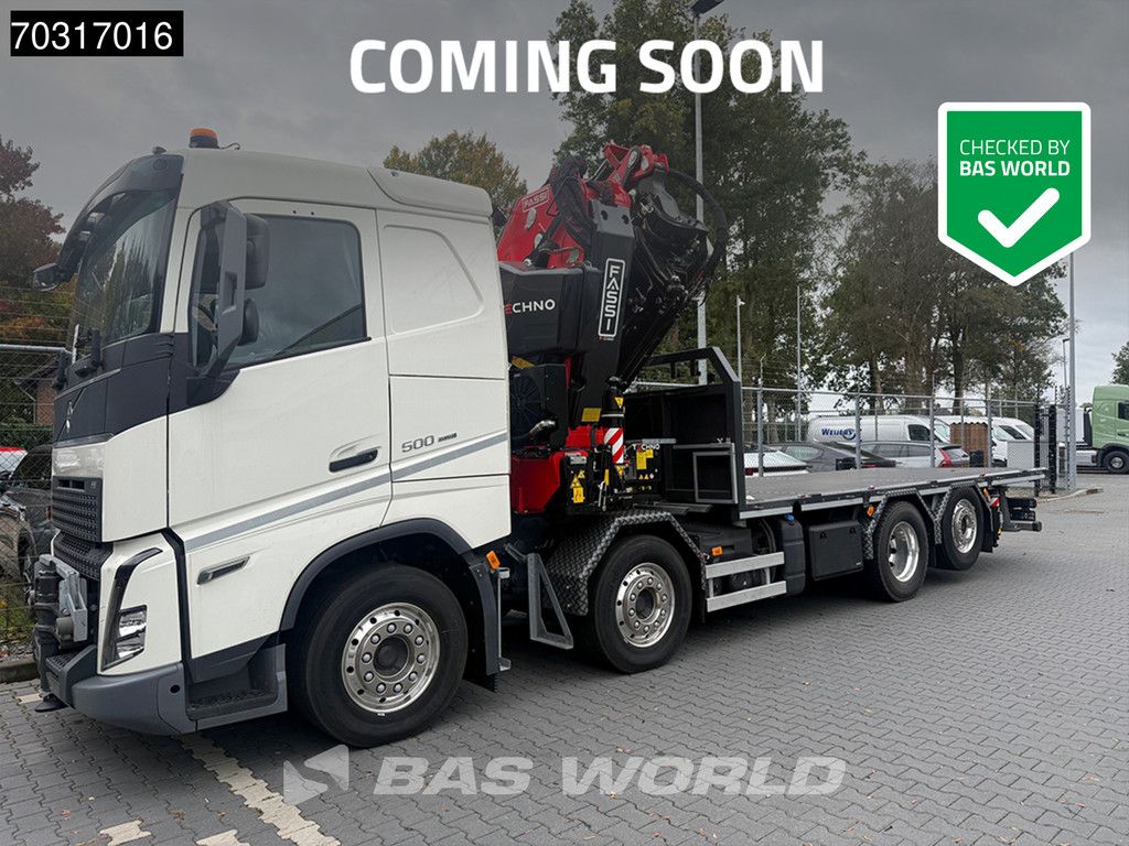 Volvo FH 500 8X2 NEW! FASSI F705R2.28 HXP Techno Crane + L224 Jib + Winch Lift+steering Euro 6