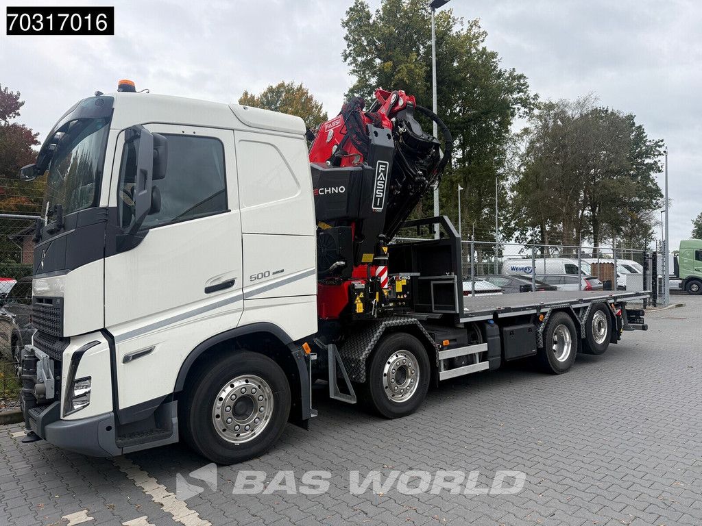 Volvo FH 500 8X2 NEW! FASSI F705R2.28 HXP Techno Crane + L224 Jib + Winch Lift+steering Euro 6