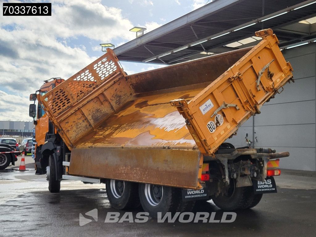 Renault C 460 6X4 Palfinger PK12002 EH Crane 7m3 3-way tipper Full Steel Big-Axle Euro 6