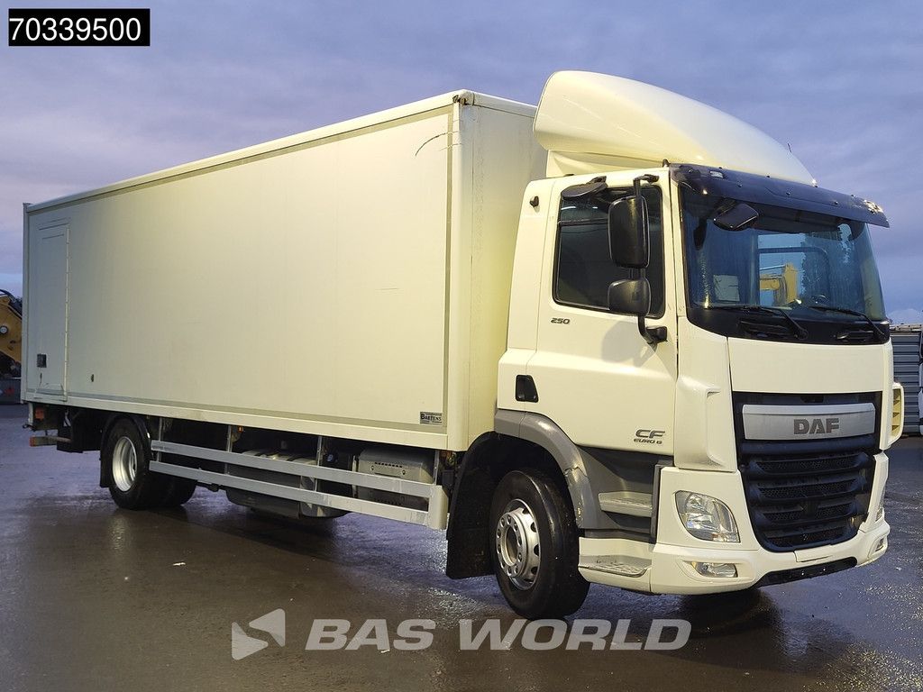 DAF CF 250 4X2 19tonner 2000kg Tailgate Automatic Euro 6