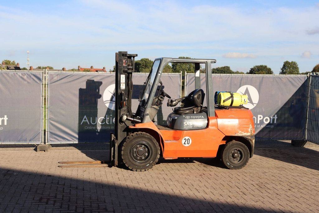 Heftruck Toyota 02-7FG45 LPG 5000kg 5.5m 2011