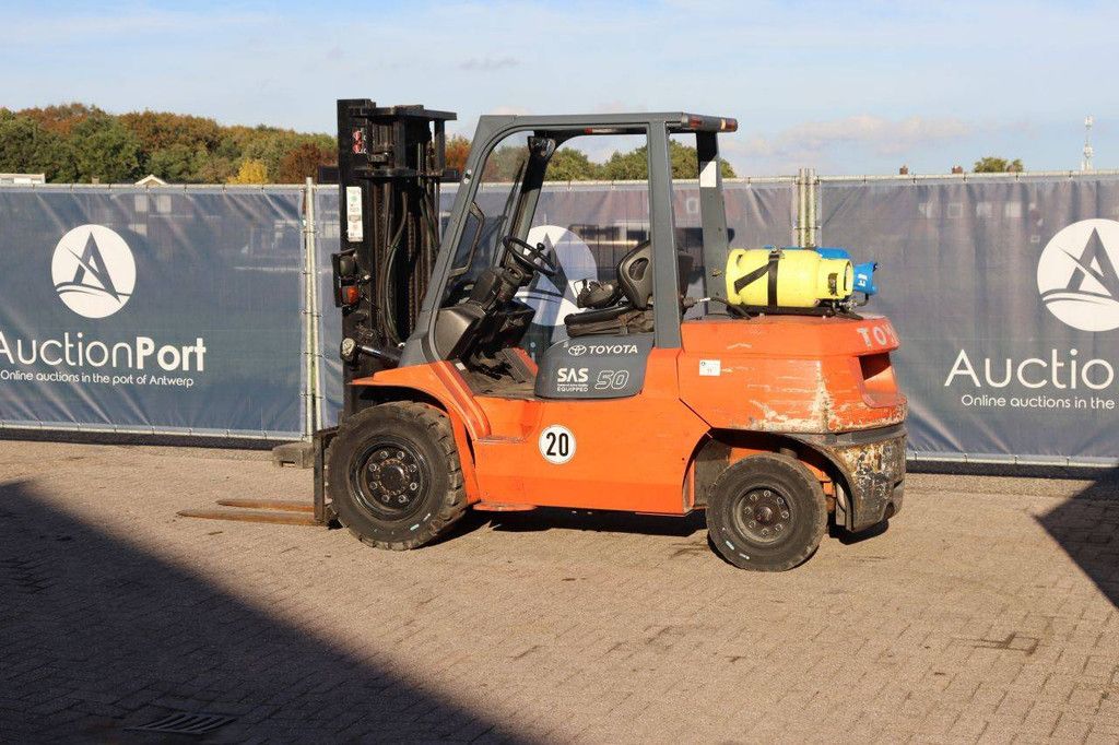 Heftruck Toyota 02-7FG45 LPG 5000kg 5.5m 2011