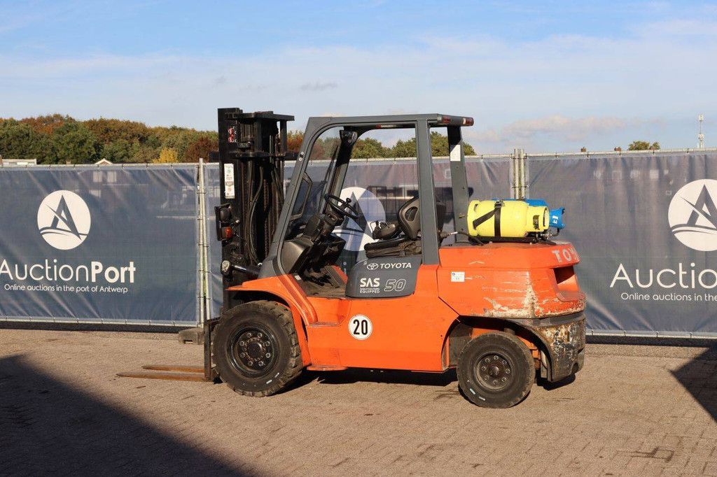 Heftruck Toyota 02-7FG45 LPG 5000kg 5.5m 2011
