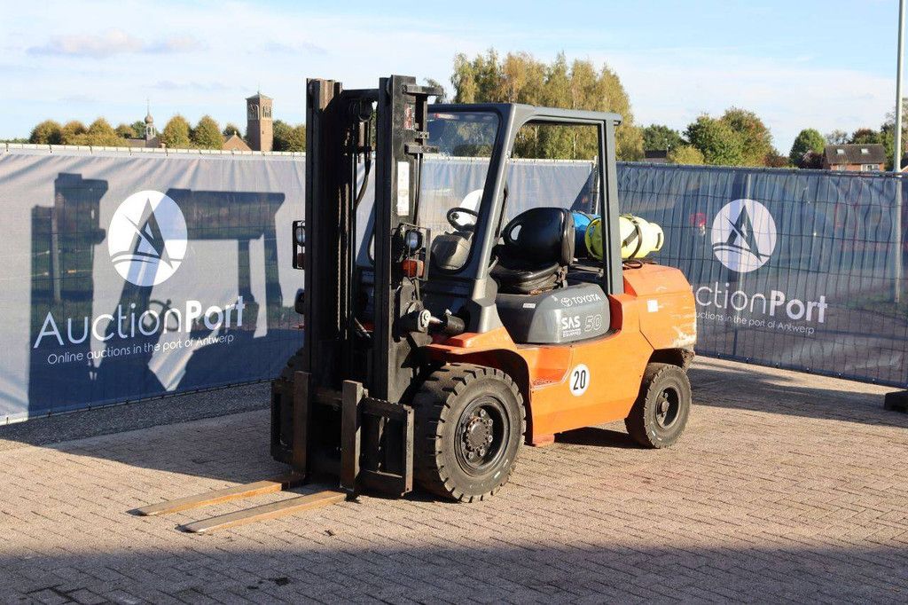 Heftruck Toyota 02-7FG45 LPG 5000kg 5.5m 2011