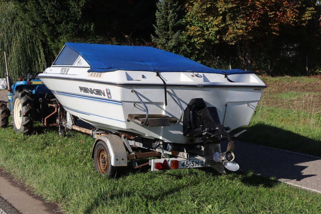 Speedboot Renken Classic 1700 Benzine 1991 met trailer (Marge)