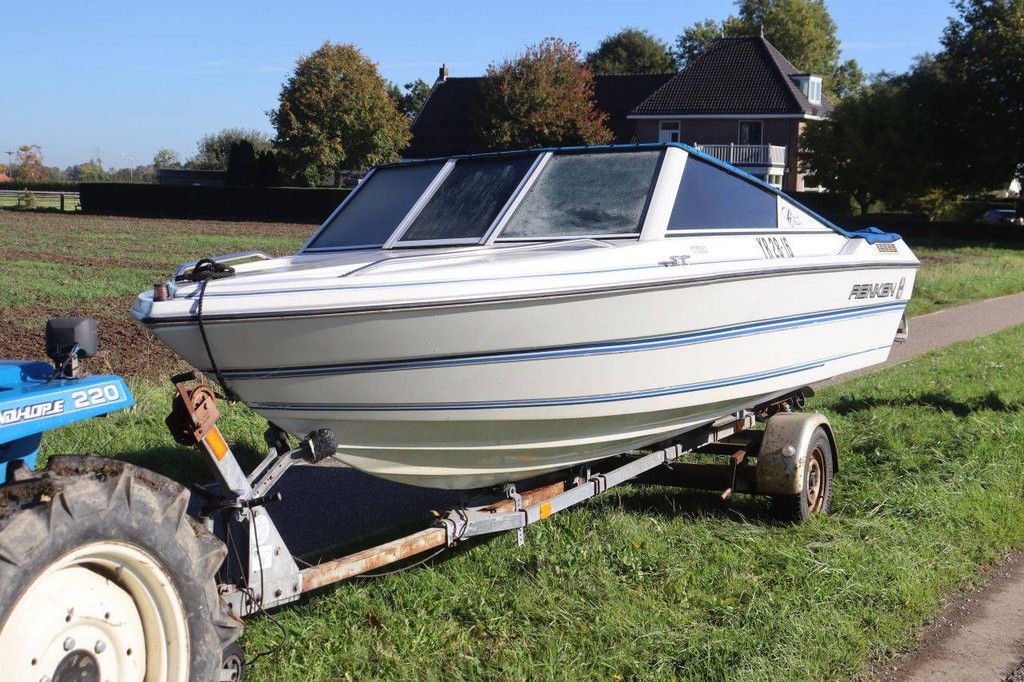 Speedboot Renken Classic 1700 Benzine 1991 met trailer (Marge)