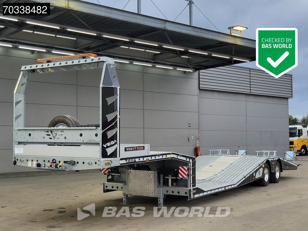 Vega 2 AXLE SEMI TRAILER NEW BPW Trucktransporter Winch Galvanized Remote