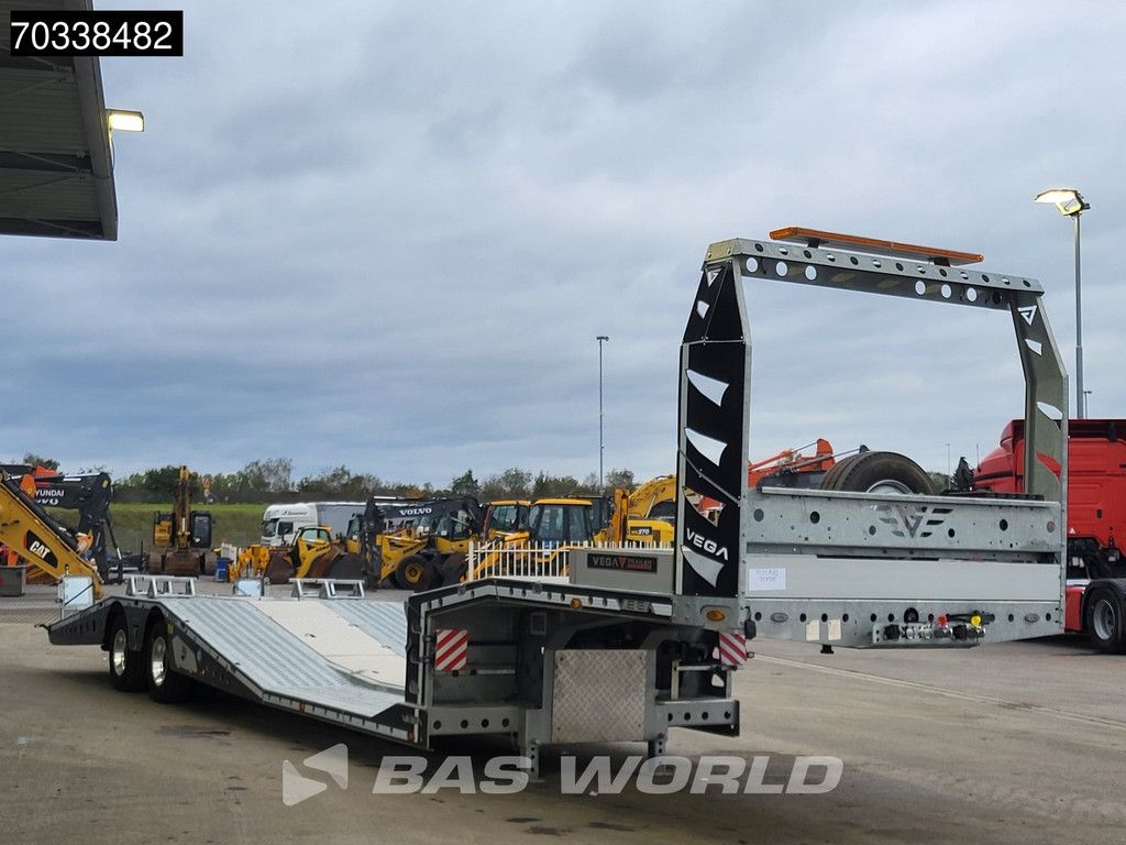 Vega 2 AXLE SEMI TRAILER NEW BPW Trucktransporter Winch Galvanized Remote