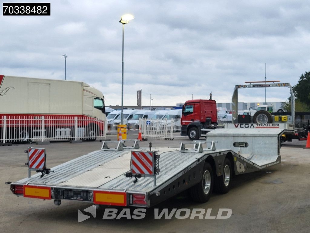 Vega 2 AXLE SEMI TRAILER NEW BPW Trucktransporter Winch Galvanized Remote