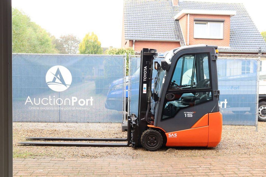 Toyota 8FBE15T Elektrogabelstapler 1500 kg 4,3 m 2017