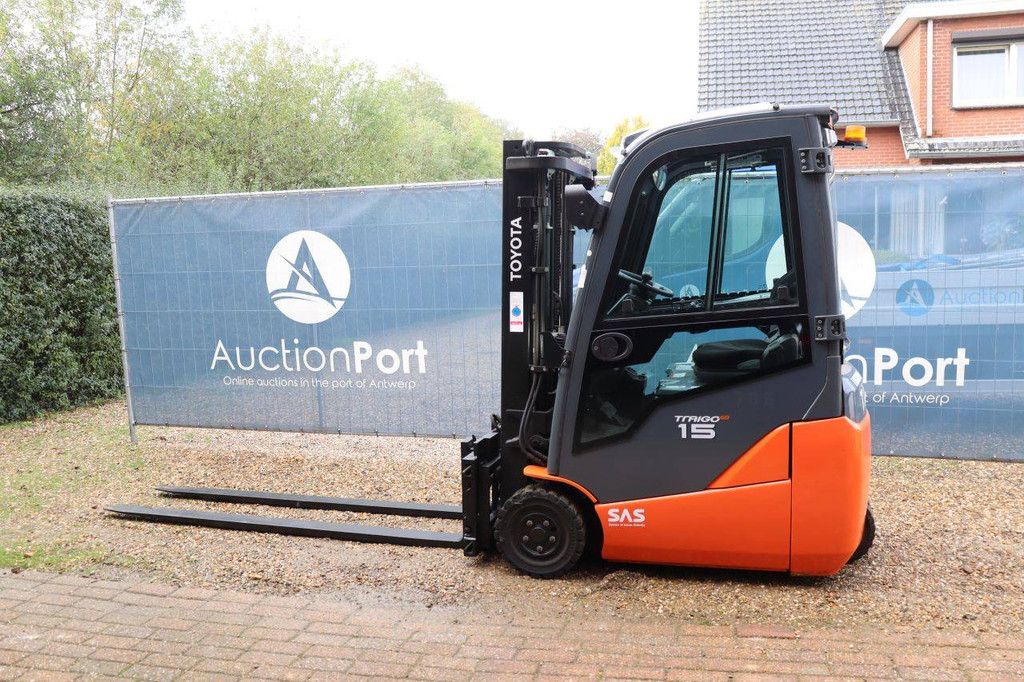 Toyota 8FBE15T Elektrogabelstapler 1500 kg 4,3 m 2017
