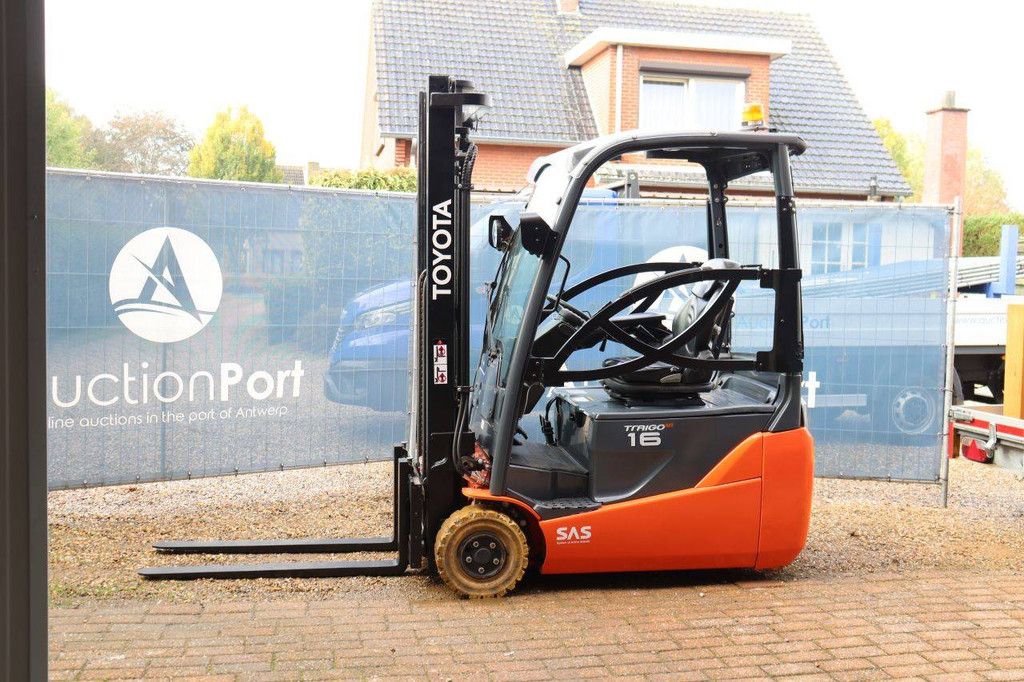 Toyota 8FBE16T Elektrogabelstapler, 1600 kg, 3,3 m, Baujahr 2018