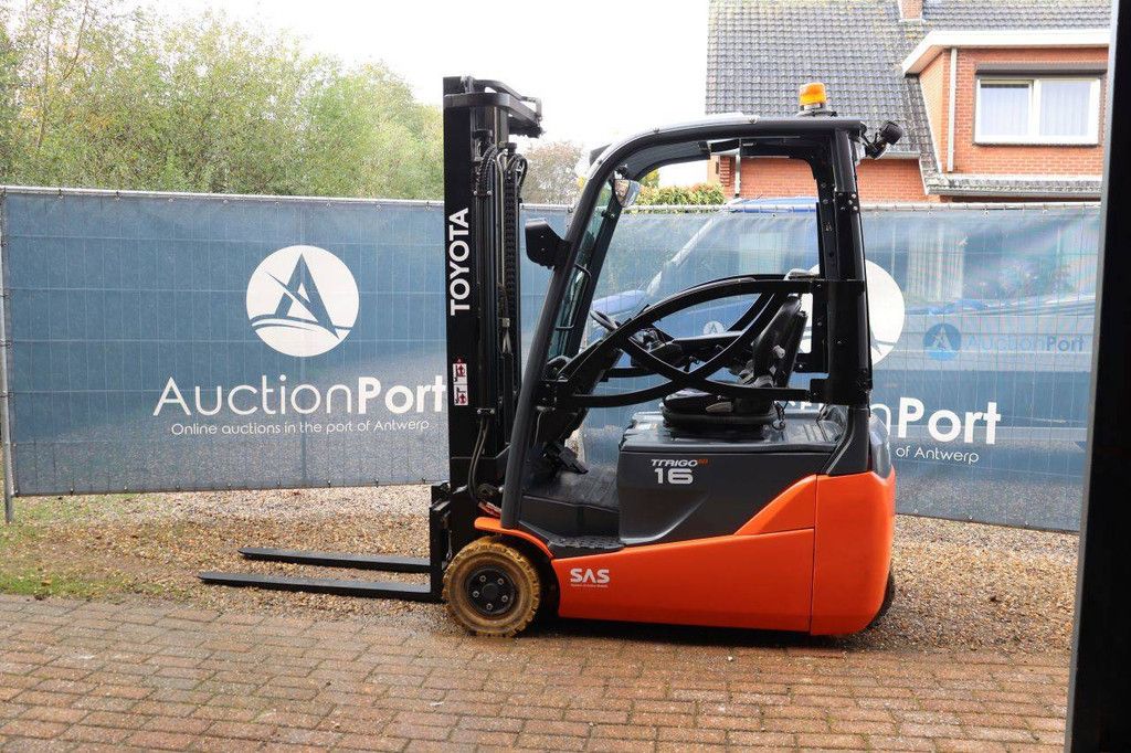 Toyota 8FBE16T Elektrogabelstapler, 1600 kg, 3,3 m, Baujahr 2018