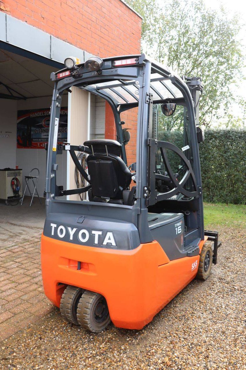 Toyota 8FBE16T Elektrogabelstapler, 1600 kg, 3,3 m, Baujahr 2018