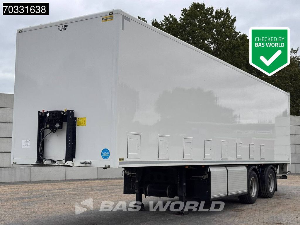Hoet Trailers SC22AA 2 axles Olie/ Smeer Steering axle Tailgate MOT 07/27