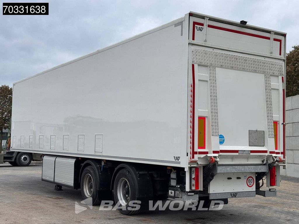 Hoet Trailers SC22AA 2 axles Olie/ Smeer Steering axle Tailgate MOT 07/27