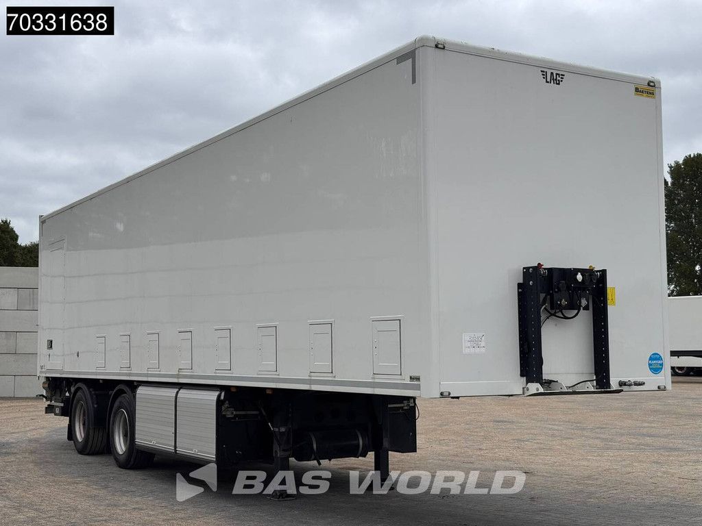 Hoet Trailers SC22AA 2 axles Olie/ Smeer Steering axle Tailgate MOT 07/27