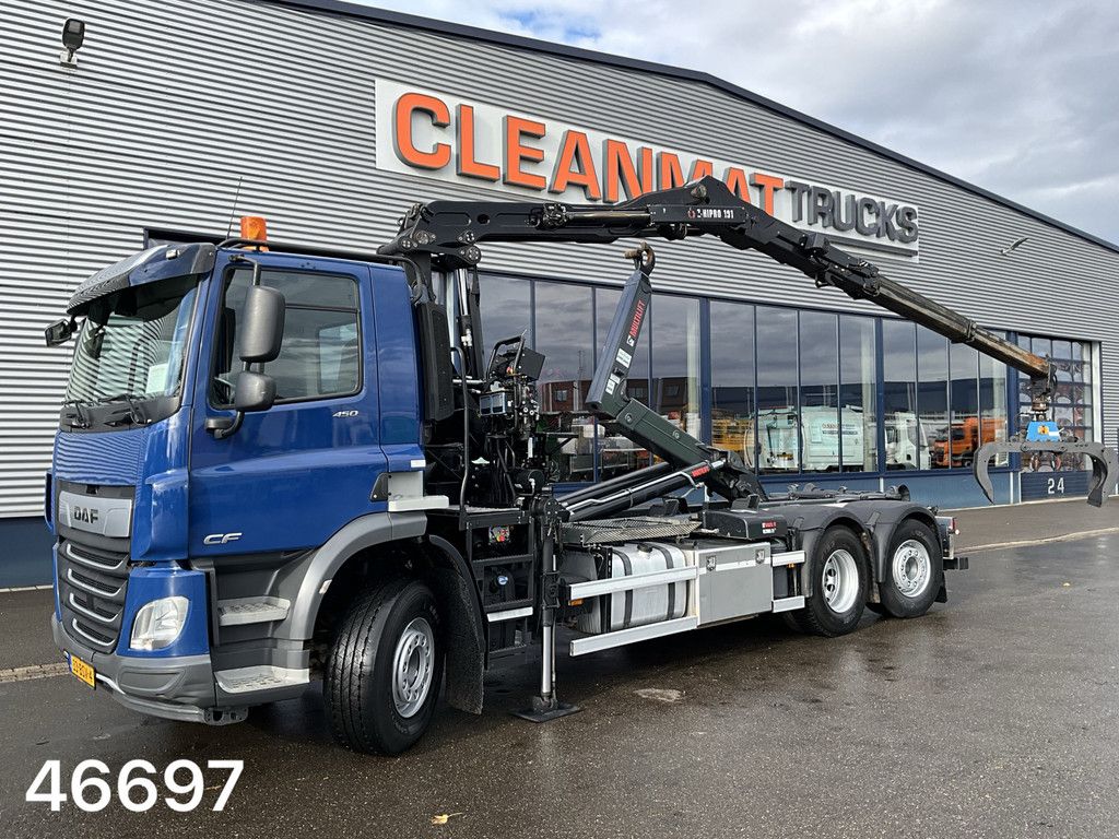 DAF FAN CF 450 6x2 Hiab 19 Tonmeter Z-kraan