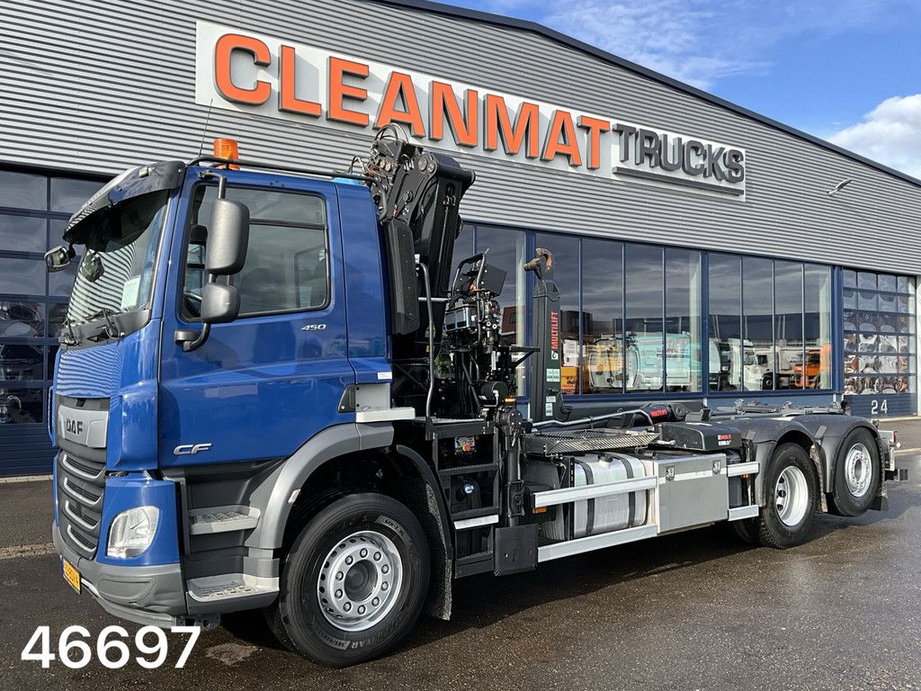 DAF FAN CF 450 6x2 Hiab 19 Tonmeter Z-kraan