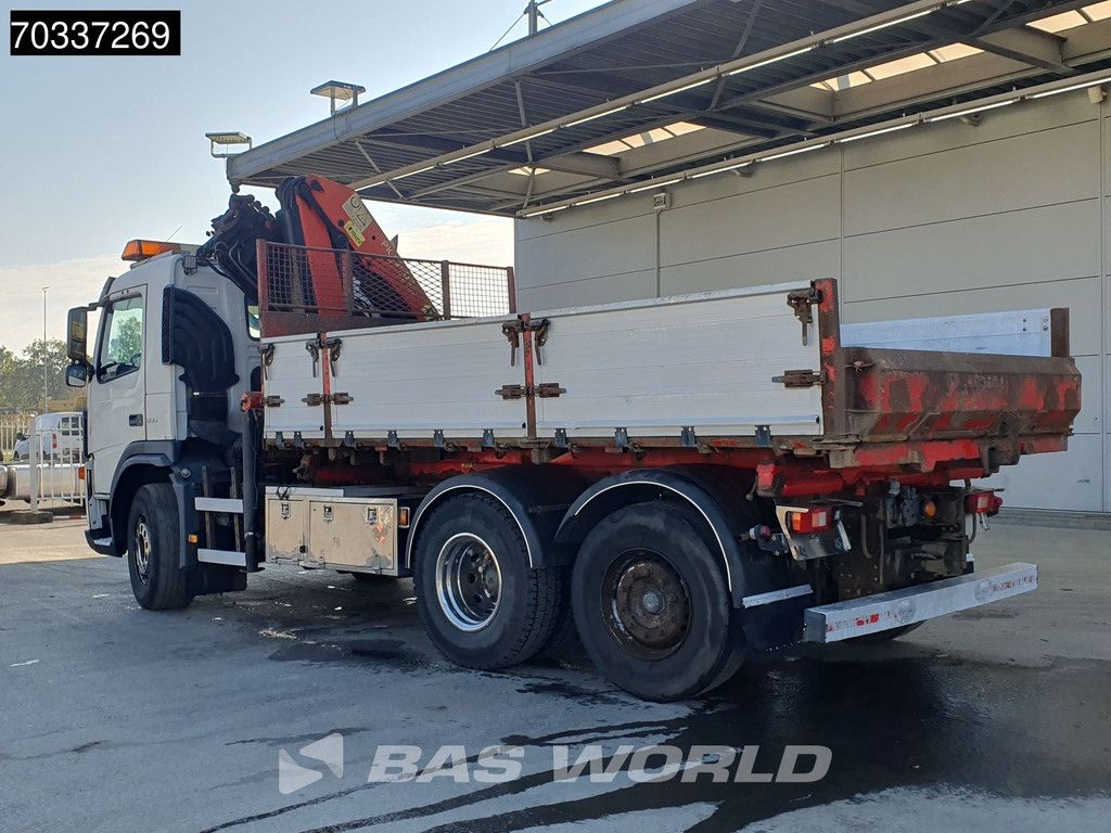 Volvo FM FM9 300 6X2 Palfinger PK16502 Crane Kran Remote 8m3 tipper Lift+steering Euro 3