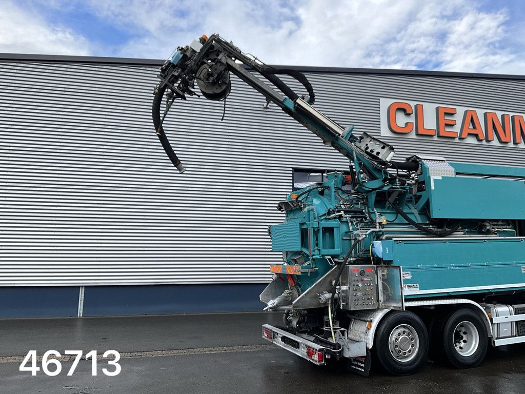 Scania G 480 8x2 Holzmaan 15m³ Combi kolkenzuiger Recycler