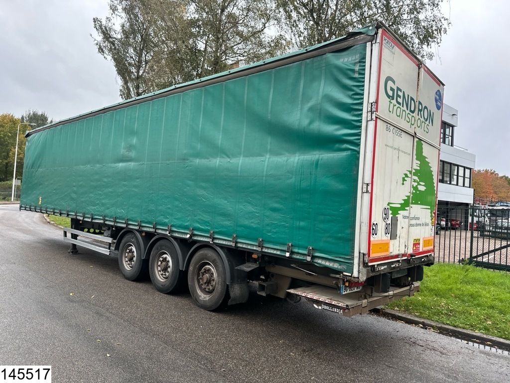 Lecitrailer Tautliner Lift Axle, Dhollandia
