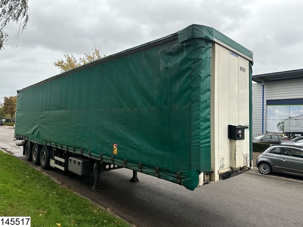 Lecitrailer Tautliner Lift Axle, Dhollandia