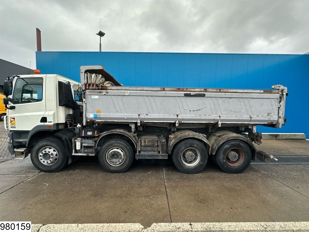 DAF CF 410 EURO 5, 8x4, Meiller, Steel suspension