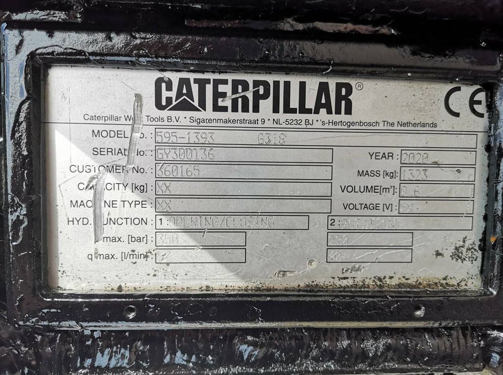 Sorting grabber CAT 595-1393 2020