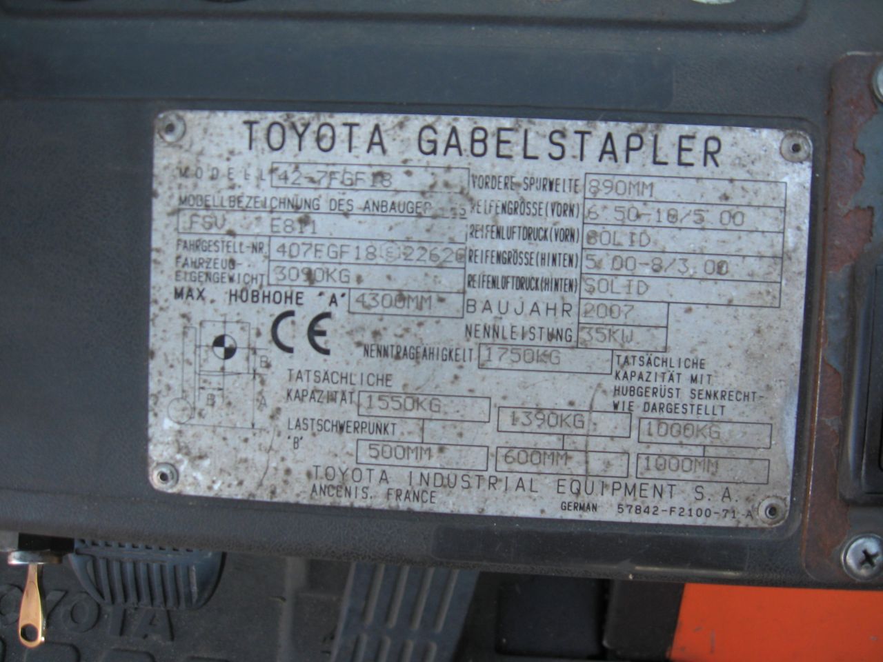 Heftruck Toyota