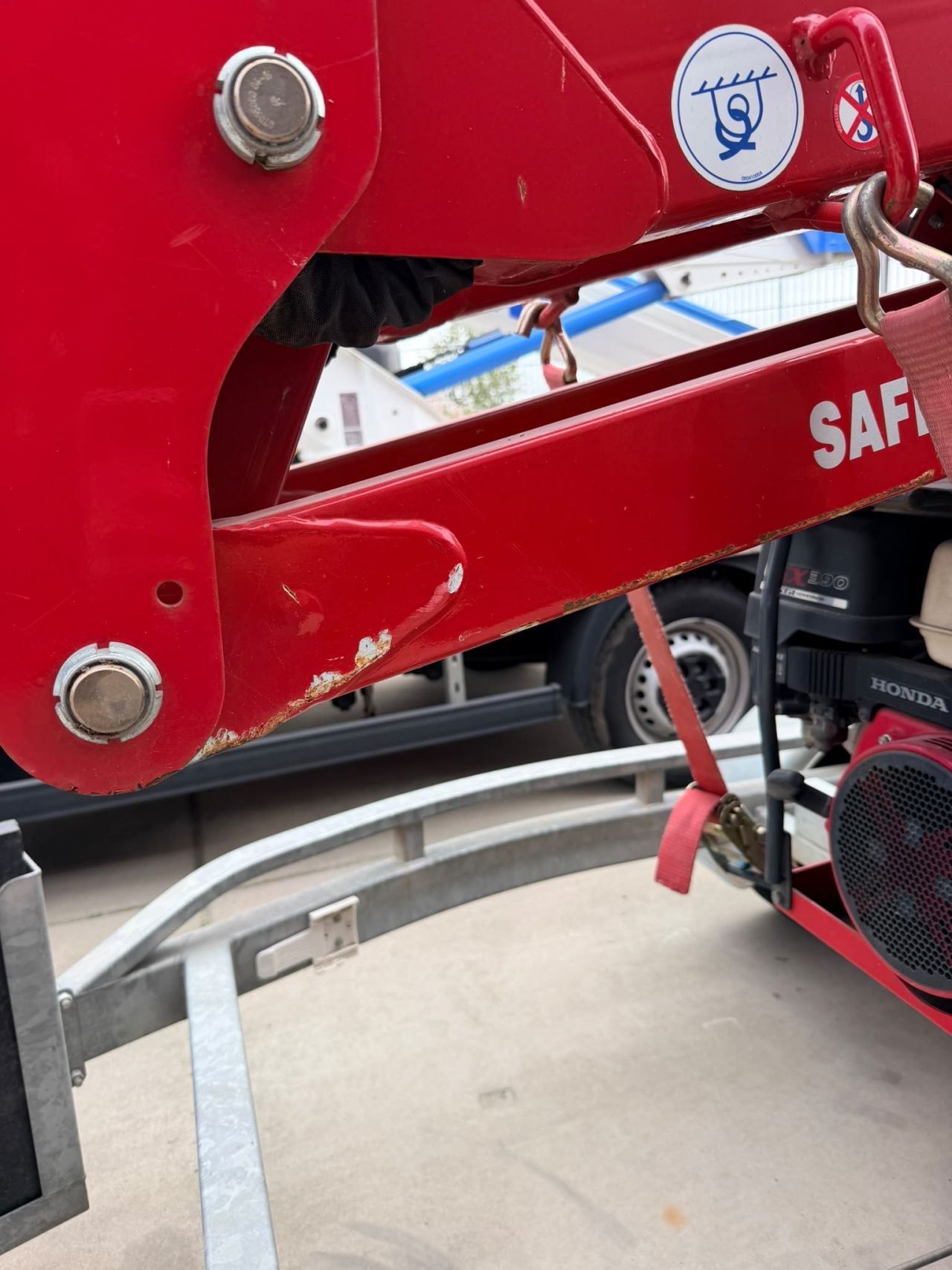 HINOWA Lightlift 17.75 2017 inclusief Weijer trailer