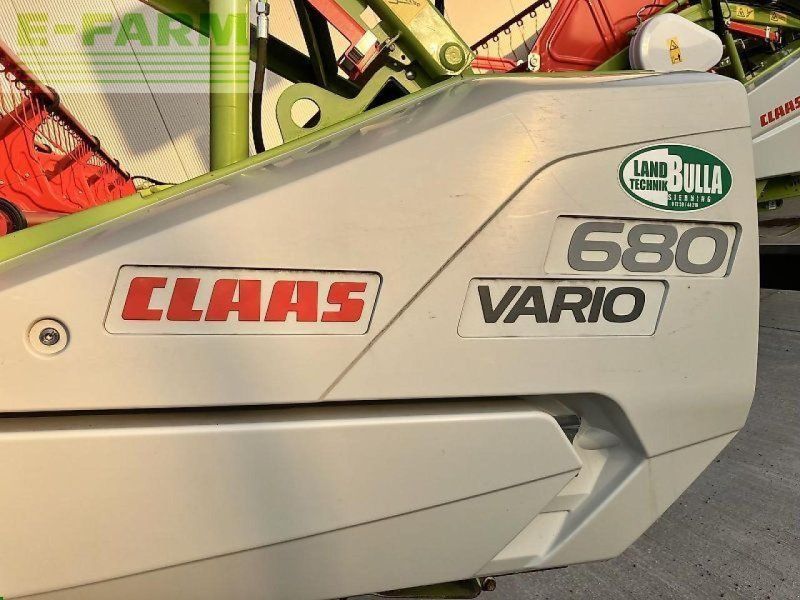 Claas v 680 mit wagen