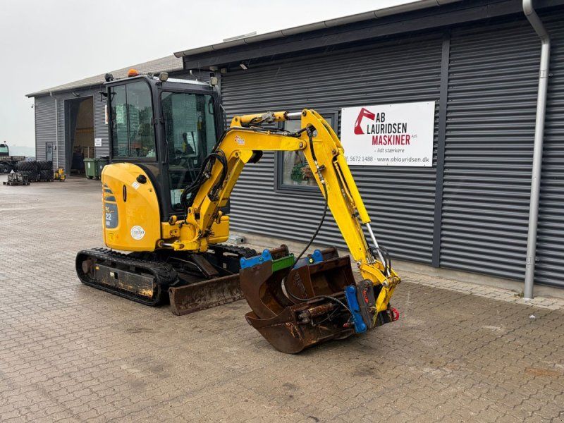 Komatsu PC22MR-3 Komplet og robust skovlpakke fra JST. (krøje stop + høj