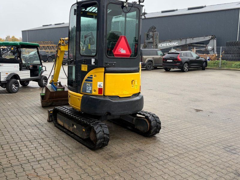 Komatsu PC22MR-3 Komplet og robust skovlpakke fra JST. (krøje stop + høj