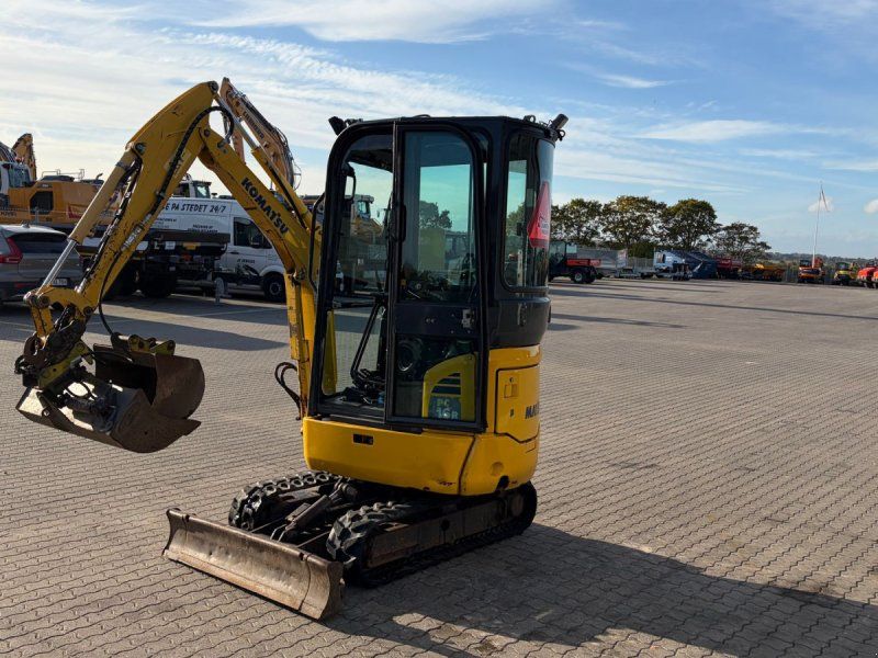 Komatsu PC16R-3HS S30 m/JST 60 cm graveskovl + 100 cm JST Kip planerskov