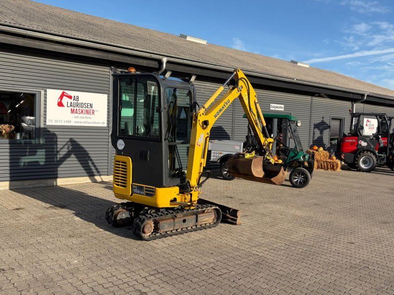 Komatsu PC16R-3HS S30 m/JST 60 cm graveskovl + 100 cm JST Kip planerskov