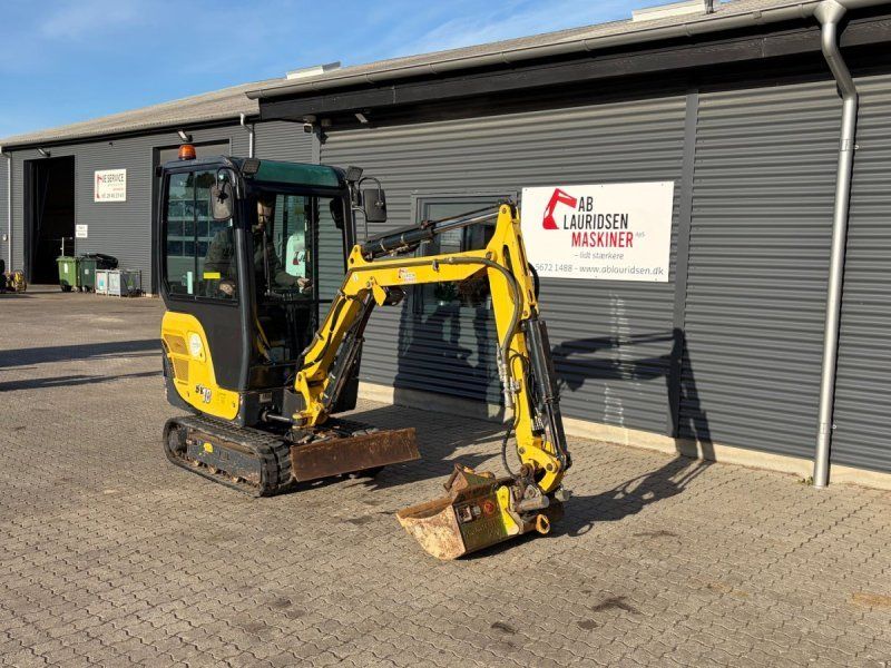 Yanmar SV18 2-tons minigraver med Tiltman og 2 skovle