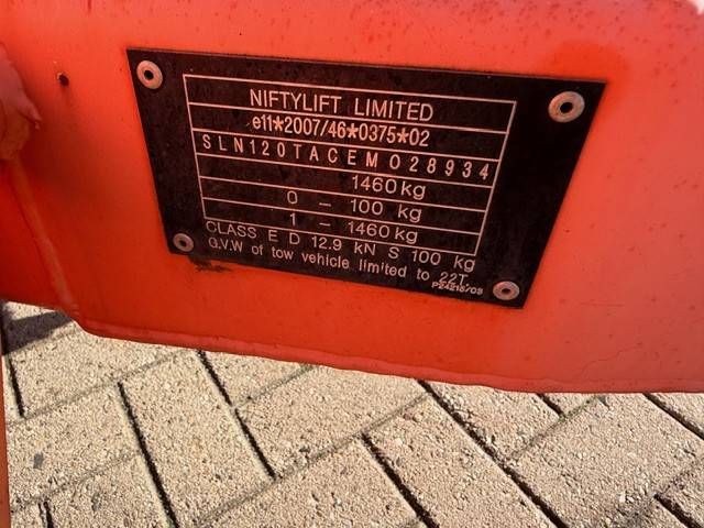 Spider Lift NiftyLift 120TAC Elektro-Hubarbeitsbühne 12,2 m, Baujahr 2014