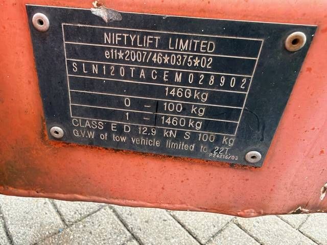 Spinhoogwerker NiftyLift 120TAC Elektrisch 12.2m 2014