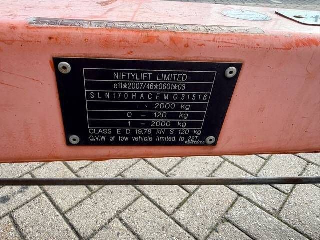 Spider Lift NiftyLift 170TAC Elektro-Hubarbeitsbühne 17,1 m, Baujahr 2015