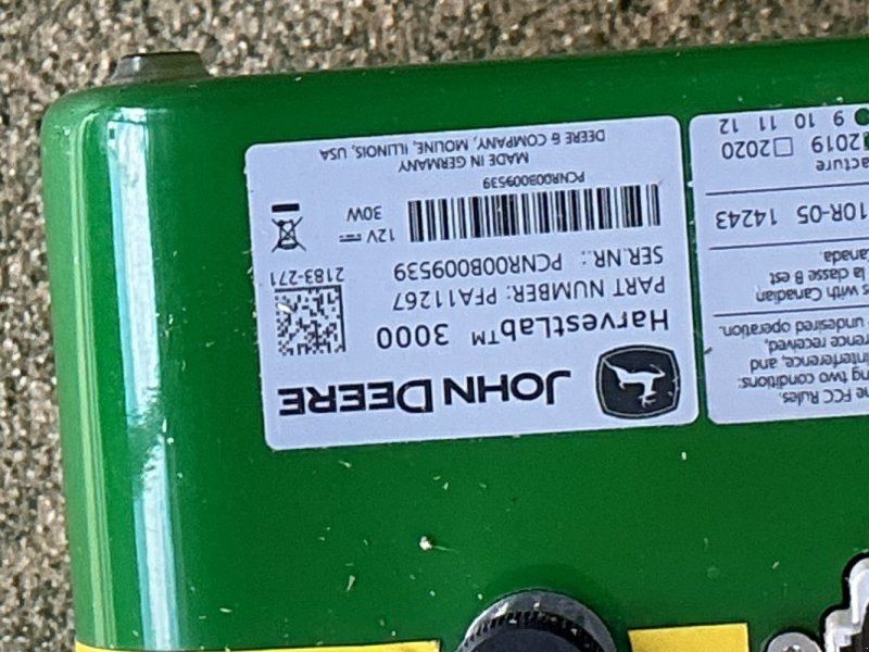 John Deere HarvestLab 3000
