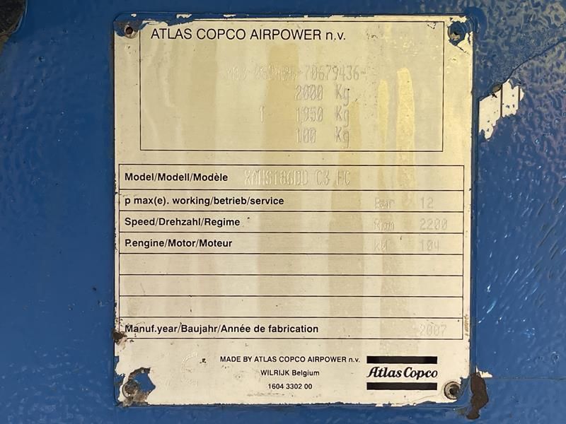 Atlas Copco XAHS 186 DD - N