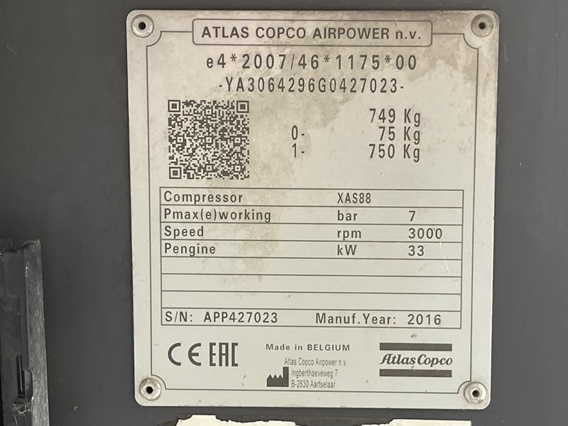 Atlas Copco XAS 88 KD - N
